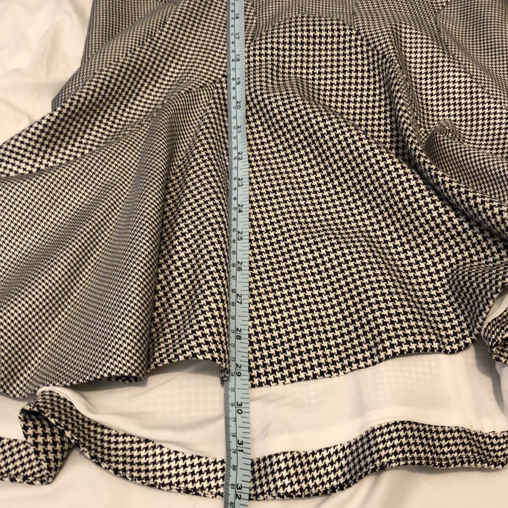 Alexander McQueen Houndstooth Fluted Hem Skirt 44 - Picture 9 of 9